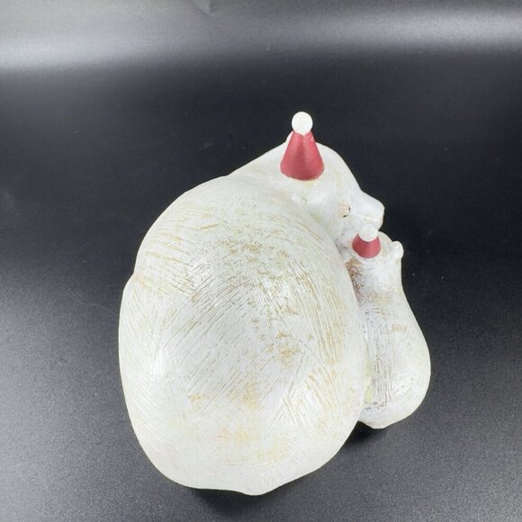 Tim Coffey Polar Bear Holiday Figurine 2007 Demdaco The Nature of Christmas VTG - Picture 9 of 11